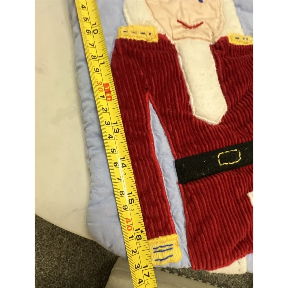 Pottery Barn Kids Nutcracker Christmas Stocking Quilted Appliqué Holiday PBK